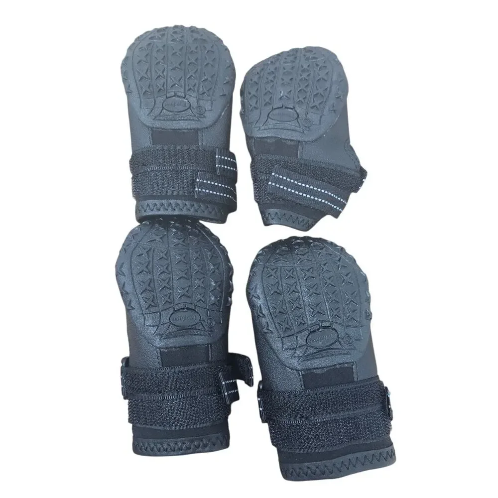 TrueLove All Weather Dog Shoes Black Set of 5 - NIB